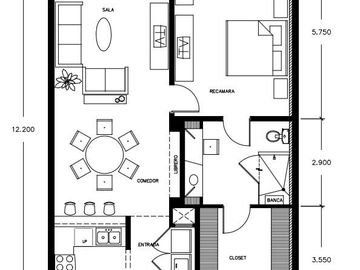 DEPARTAMENTO EN VENTA  EL LEGADO, SANTA CATARINA