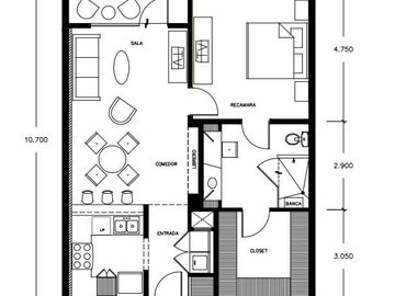 DEPARTAMENTO EN VENTA  EL LEGADO, SANTA CATARINA