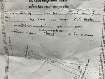 For Sale a building-ready land , Din Thong , Wang Thong , Phitsanulok , CX-107133