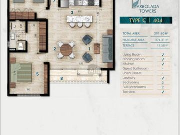 Departamento en venta en Arbolada, Benito Juárez, Quintana Roo