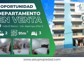 VENTA DEPARTAMENTO 1ER PISO URB ALPAMAYO ATE