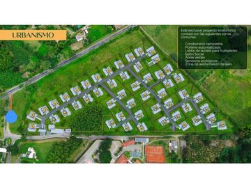 Venta Casas Campestres En Planos Condominio La Clarita Tebaida