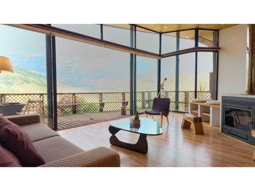 Parcela urbanizada con exclusiva casa en Fundo San Francisco de Los Andes