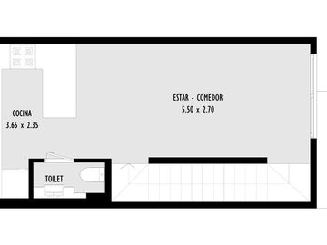 Duplex de 3 dormitorios en Venta a Estrenar
