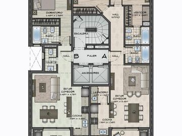 Semipiso de 2 ambientes con doble orientación - Lomas De Zamora