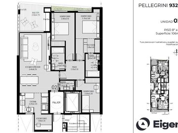 Venta/Financiación Departamento Premium de Tres Dormitorios al Pozo. Rosario