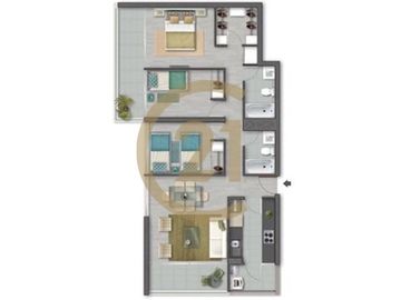 EN VENTA AMPLIO DEPTO EN GRAN SECTOR RESIDENCIAL