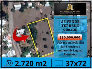 Parcela en Venta en Población san Francisco