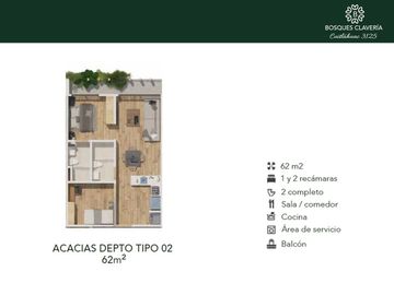 Departamento en preventa en Cuitlahuac 3125, Obrero Popular-T5