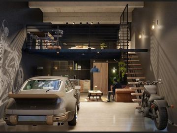 Departamento en alquiler a estrenar equipado y amueblado, estilo loft industrial
