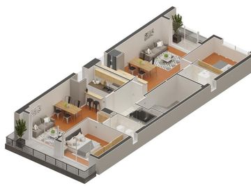 VENTA DEPARTAMENTO 1 DORMITORIO A ESTRENAR CON AMENITIES EN JUJUY 1800 (pichincha rio 6to piso frente)