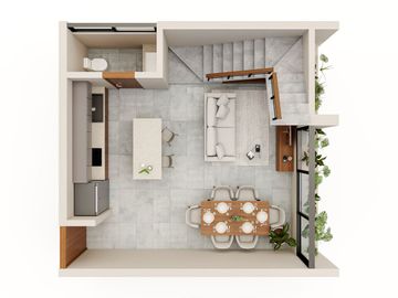 Departamento en venta con amenidades en Temozón Norte