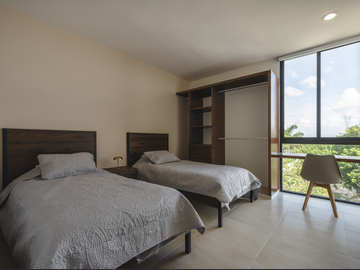 Departamento en venta amueblado Mérida Yucatán, Trana Temozón Norte