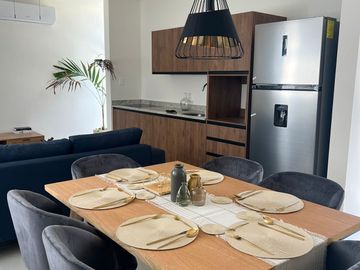 Departamento en venta amueblado Mérida Yucatán, Trana Temozón Norte