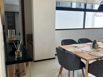 Departamento en venta amueblado Mérida Yucatán, Trana Temozón Norte