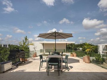Departamento en venta amueblado Mérida Yucatán, Trana Temozón Norte