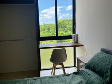 Departamento en venta amueblado Mérida Yucatán, Trana Temozón Norte
