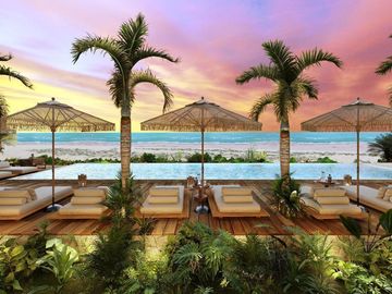 Departamento en Sisal frente al mar en venta. Cerca de Merida Yucatan