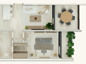 Departamento en Sisal frente al mar en venta. Cerca de Merida Yucatan