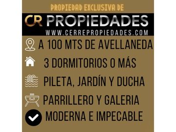 CASA DE CATEGORIA EN VENTA O PERMUTA EN ARROYITO RIO A PASOS DE AVELLANEDA