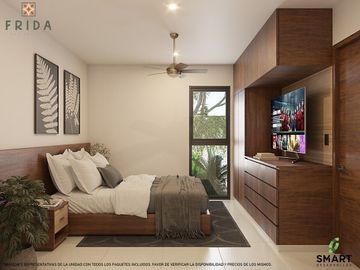 Casita de un piso dentro de privada