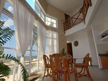 Casa frente al mar en Santa Clara, Yucatán