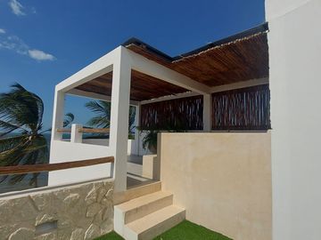 Casa frente al mar en Santa Clara, Yucatán