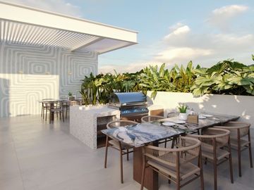 Depa con jardín en zona Norte de Mérida