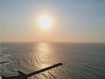 Apartamento Bocagrande vista al mar y centro amurallado