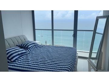 Apartamento Bocagrande vista al mar y centro amurallado