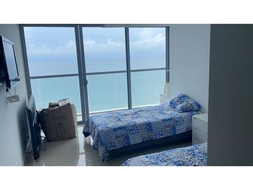 Apartamento Bocagrande vista al mar y centro amurallado