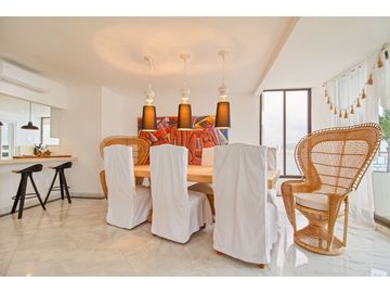 Apartamento Bocagrande sobre la bahia