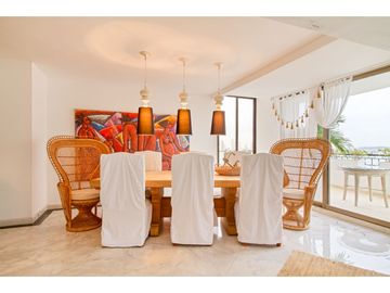 Apartamento Bocagrande sobre la bahia