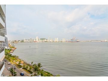 Apartamento Bocagrande sobre la bahia