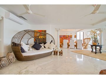 Apartamento Bocagrande sobre la bahia