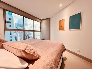 Apartamento Bocagrande vista al mar y centro amurallado