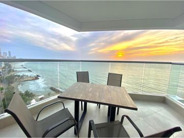 Apartamento Bocagrande vista al mar y centro amurallado