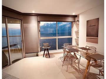 Apartamento Bocagrande vista al mar y centro amurallado