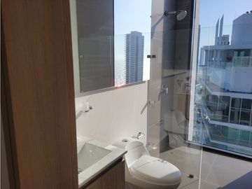 Apartamento Bocagrande sobre la bahia