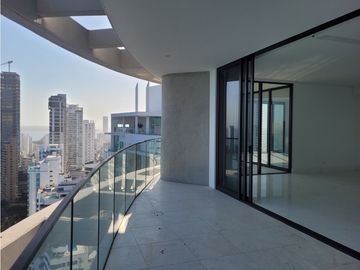 Apartamento Bocagrande sobre la bahia