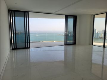 Apartamento Bocagrande sobre la bahia