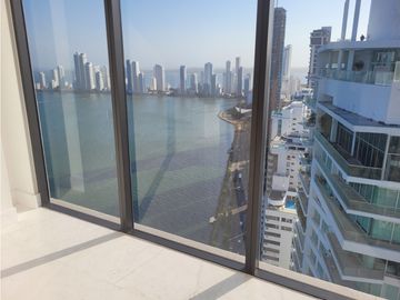 Apartamento Bocagrande sobre la bahia
