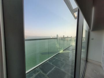 Apartamento Bocagrande sobre la bahia