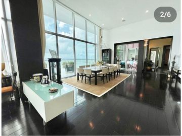 Apartamento Bocagrande sobre la bahia