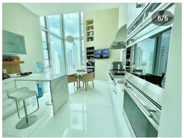Apartamento Bocagrande sobre la bahia