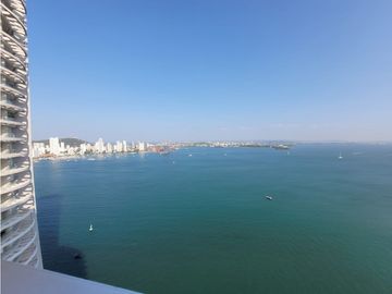 Apartamento Bocagrande sobre la bahia