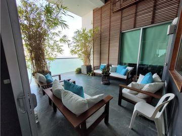 Apartamento Bocagrande sobre la bahia