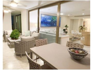 Apartamento Bocagrande sobre la bahia