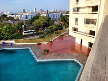 Apartamento Bocagrande vista al mar y centro amurallado