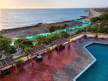 Apartamento Bocagrande vista al mar y centro amurallado